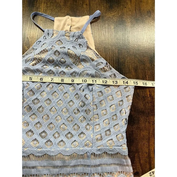 Lulus Steal A Kiss Lace Halter Mini Dress Size S - Picture 7 of 15